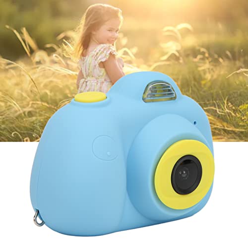 Entatial Children Cartoon Digital Camera, 1080P HD 2 Inch HD Screen Children Camera 610mAh Large Capacity Mini Convenient Safe with Data Cable for Taking Photo for Video