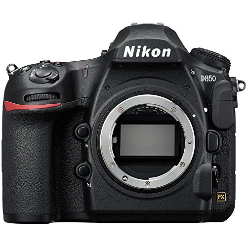 Nikon D850 45.7MP Full-Frame FX-Format Digital SLR Camera Black Body Bundle with 64GB Memory Card, Photo and Video Professional Editing Suite, Camera Sling Backpack and Cleaning Kit