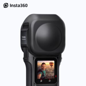 For Insta360 One RS Anti-Scratch Camera Lens Cover Silicone Case for Insta360 One RS Action Anti-Scratch Camera Accessories Black (Insta360 One RS, Black, RS01)