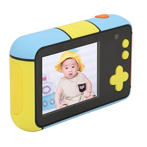 Zyyini Children Digital Camera, 2.4 Inch HD Screen Dual Lens Kids Camera Portable Mini Child Rechargeable Toys Camera,Christmas Birthday Gifts for Boys and Girls