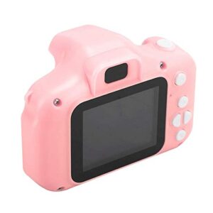 wosune digital camera， portable outdoor camera toy camera camera， home camera for room decor kid(pink)