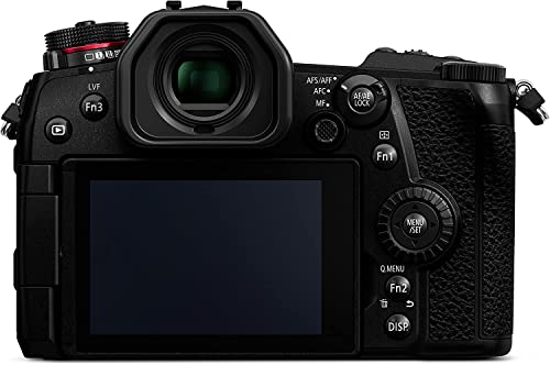 Panasonic Lumix G9 Mirrorless Camera, 20.3 Megapixels Plus 80 Megapixel High-Resolution Mode with Leica Vario-Elmarit 12-60mm F2.8-4.0 Lens, 3", Black | DC-G9LK | Extended 3 Years Panasonic Warranty