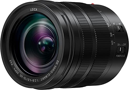 Panasonic Lumix G9 Mirrorless Camera, 20.3 Megapixels Plus 80 Megapixel High-Resolution Mode with Leica Vario-Elmarit 12-60mm F2.8-4.0 Lens, 3", Black | DC-G9LK | Extended 3 Years Panasonic Warranty