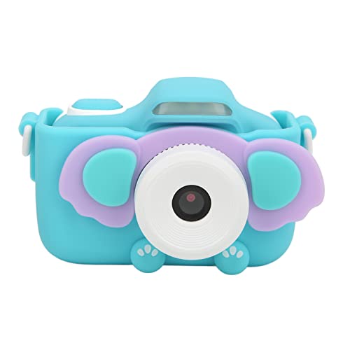 Zyyini Kids Camera, 3 Inch IPS Touch Screen Mini Digital Children's Camera Dual-Camera Cartoon Video Player,with WiFi and Silicone Camera Case, for Girls Boys