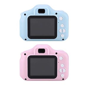 X2 Kids Digital Camera 2.0 inch IPS Color Screen Children's Camera Mini Portable Children's Digital Camera HD 1080P Camera for Boys and Girls(Pink)