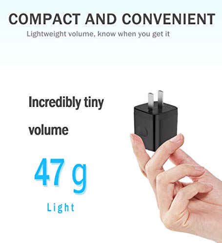 Fast Charger, 20W USB C Power Delivery Wall Charger Plug with 6ft Type C to Lighning Cable Quick Charging Data Sync Cord for i Phone 13 12 11 Pro Max Mini Xs Xr X 8 i Pad