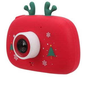 shanrya cute kids camera, kid camera 18 million hd small portable christmas style for indoor for outdoor