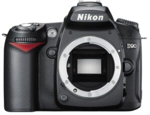 nikon d90 with af-s dx nikkor 18-55mm f/3.5-5.6g vr lens kit