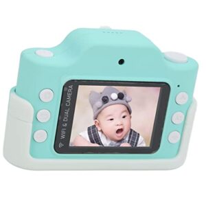 Shanrya WiFi Cartoon Camera Toy, 750mAh Rechargeable ABS Kids Digital Camera Anti Fall Portable for Gifts