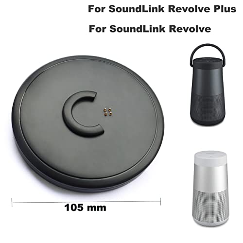 ENJOY-UNIQUE Replacement Charger Charging Cradle Dock Mount Stand Compatible with Bose SoundLink Revolve + II/SoundLink Revolve Plus/SoundLink Revolve+ /SoundLink Revolve Portable Speaker