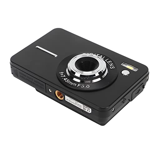 Digital Camera, 56MP Small Digital Camera, 2.7 Inch 4K Anti Shaking 20x Zoom 56MP Image 4K Video Digital Camera for Photography CDF6