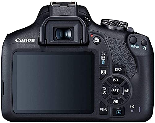 Canon EOS 2000D Rebel T7 Kit with EF-S 18-55mm f/3.5-5.6 III Lens + Accessory Bundle + Rtech Digital Cloth