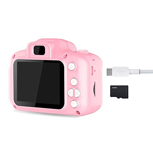 axGear Digital Camera Children Toy 1080P Pink Kids Video Record Support 32G Memory Card