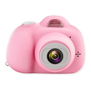 linxhe kids digital camera for boys & girls – 2.0 inch selfie camera for kids, 1080p fhd rechargeable children video camera for christmas new year gift (color : pink)