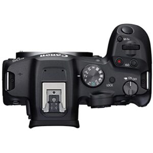 Canon EOS R7 Mirrorless Camera w/RF-S 18-45mm f/4.5-6.3 is STM Lens + EF 75-300mm f/4-5.6 III Lens + 2X 64GB Memory + Hood + Case + Filters + Tripod & More (35pc Bundle)