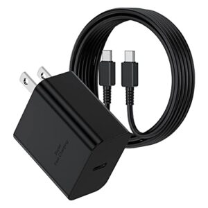 45w super fast charger type c, usb c wall charging block adapter and 6ft android phone charger cable cord for samsung galaxy s23 ultra/s23+/s23 plus/s22/s21+/s20/s10/z flip 3/note20/note10+/ipad pro