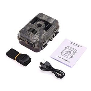 rouroumaoyi tracking camera wildlife observation camera hh-662 16mp 1080p 0.6s motion digital infrared trail camera night vision wild cam photo traps game camera (color : hh-662)
