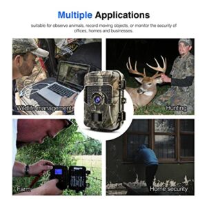 rouroumaoyi Tracking Camera Wildlife Observation Camera HH-662 16MP 1080P 0.6S Motion Digital Infrared Trail Camera Night Vision Wild Cam Photo Traps Game Camera (Color : HH-662)