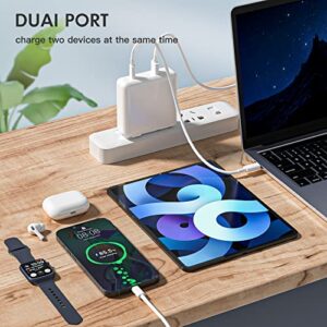 2 Port 108W 12W QC 96W USB C Charger for MacBook Air/MacBook Pro，Compatible with iPad Pro，Charger with 2M USB C to C Charging Cable