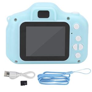kid’s camera, mini camera toys camera photo video with memory card gift for girl boy(green 32gb)