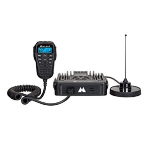 midland – mxt575 micromobile – 50 watt gmrs radio – two way radio – noaa weather scan & alert – 15 high power gmrs channels – fully integrated control mic