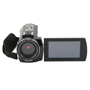 hd digital camera, resolution 2.7k full hd 100240v 16x digital zoom dv camera 3 inch ips screen for photography (us plug)