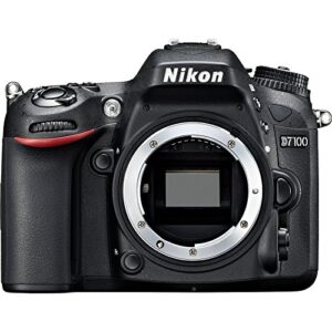 nikon d7100 slr digital body only camera black (renewed)