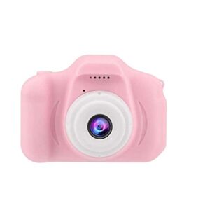 lkyboa children’s digital camera – kids digital camera childrens camera, touch screen video photo camera for kids rechargeable (color : pink)