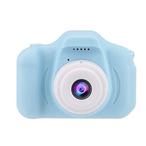 lkyboa children’s digital camera – kids digital camera childrens camera, touch screen video photo camera for kids rechargeable (color : blue)