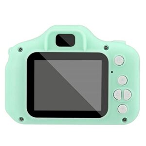 Crazypig Children's Digital Camera, Upgrade Kids Selfie Camera, 2.0 LCD Mini Camera HD Digital Video Cameras for Toddler, Children's Sports Camera (Green)