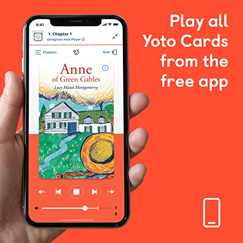 Yoto Anne of Green Gables by L.M. Montgomery – Kids Audiobook Story Card for Use Player & Mini Bluetooth Speaker, Fun Daytime & Bedtime Stories, Educational Gift for Children Ages 8+