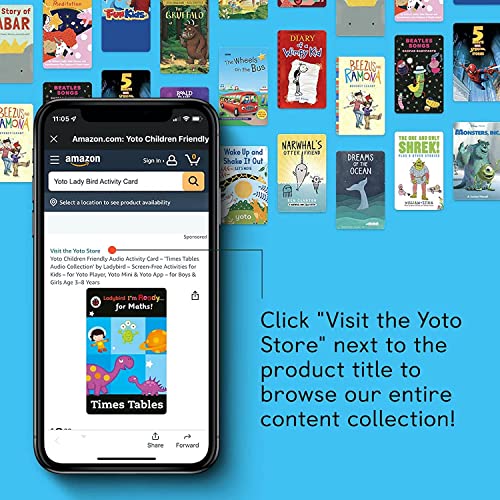 Yoto Anne of Green Gables by L.M. Montgomery – Kids Audiobook Story Card for Use Player & Mini Bluetooth Speaker, Fun Daytime & Bedtime Stories, Educational Gift for Children Ages 8+