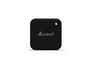 marshall willen portable bluetooth speaker – black & brass