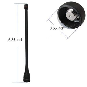 5 X UHF Whip Antenna for ICOM 2 Way Radio IC-F21 F21S F21BR F24 F80 IC-F4000 F4011 F4021 F4061 F4161 FA-SC57U