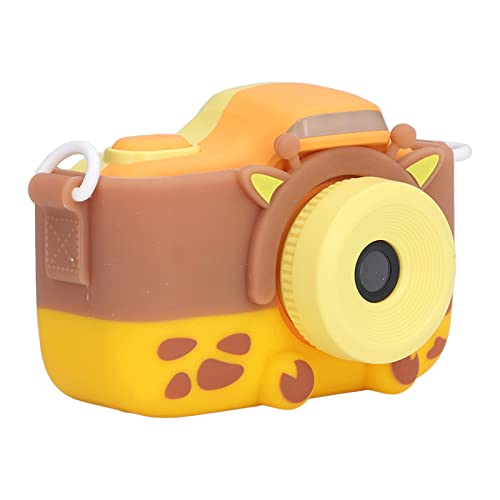 Tnfeeon Kids Camera Toddler Camera Yellow Silicone Children's Mini Big Screen Touch Screen Digital Camera Birthday Gift