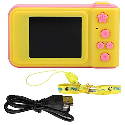 DSLR Video Mini Camera Toy, USB Sports Camera, Digital Camera, Camera, for Children of All Ages, for Kid for Childen,(Pink (no Memory Card))