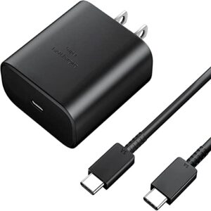 samsung 45w super fast charger,usb c super fast charging wall charger for samsung galaxy s23 ultra/s23/s23+/s22/s22+/s22 ultra/s21/s21 ultra/s20/note 20/galaxy tab s7/s8/s8 ultra with 6ft type c cable