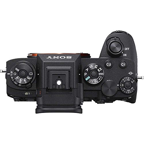 Sony Alpha 1 Mirrorless Digital Camera (Body Only) (ILCE-1/B) + 4K Monitor + Pro Headphones + 128GB Tough Memory Card + Pro Mic + Corel Photo Software + NP-FZ100 Compatible Battery + More (Renewed)