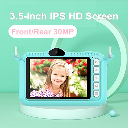 Niaviben Small Digital Camera for Kids Multi-Functions Digital Camera Toy 720p Hd Dual Lens 2.8-inch Screen Camera Gifts for Childrens Blue