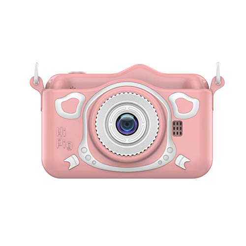 Niaviben Small Digital Camera for Kids Multi-Functions Digital Camera Toy 720p Hd Dual Lens 2.8-inch Screen Camera Gifts for Childrens Pink