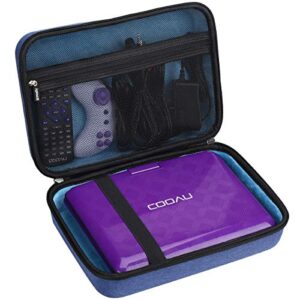 Aproca Hard Storage Travel Blue Case, for ieGeek 11.5", COOAU 11.5" / 12.5" Portable DVD Player