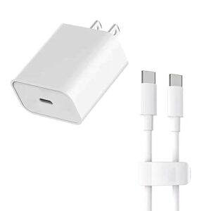 20w usb-c charger for ipad pro 12.9-inch 5th 4th 3rd generation 11-inch 1st 2nd 3rd (2021/2020/2018) compatible with google pixel 5 5a 4 xl 3a pd fast power adapter