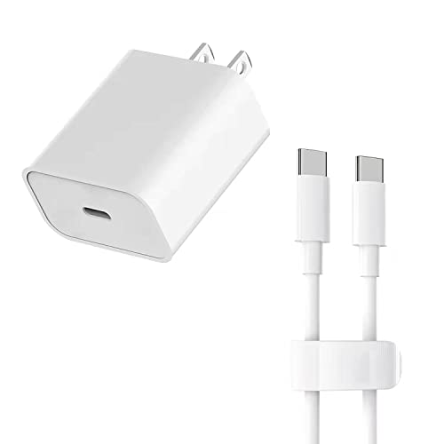 20W USB-C Charger for iPad Pro 12.9-inch 5th 4th 3rd Generation 11-inch 1st 2nd 3rd (2021/2020/2018) Compatible with Google Pixel 5 5a 4 XL 3a PD Fast Power Adapter