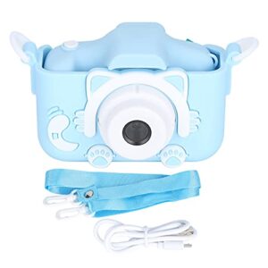 12mp camera, with 2.0in ips screen, mini digital camera, for kids, for children,(brave blue)