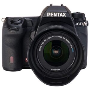 pentax k-5 16.3 mp digital slr with 18-55mm lens and 3-inch lcd (black)