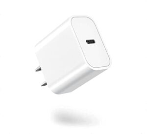 iphone 13 12 charger, 20w usb c wall charger, iphone 12 fast charger adapter, pd 3.0 type c charger compatible with iphone 13 series/12 series/11 series/pixel 3/galaxy s20/s10