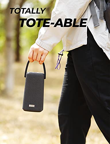 Tribit Upgraded StormBox Pro Portable Bluetooth Speaker with High Fidelity 360 Sound, Bluetooth 5.3, 3 Drivers with 2 Passive Radiators, Built-in XBass, 24H Playtime, IP67 Waterproof for Outdoors