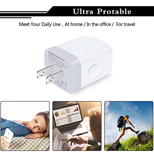 USB C Power Adapter,3Pack 20W 2 Port PD&QC 3.0 Type C Fast Charging Block Wall Charger Compatible for iPhone 14 13 12 11 Pro Max,SE,iPad,8 7 Plus,Samsung Galaxy S21 S20 S10 Plus,Google Pixel 7 6 Pro 5