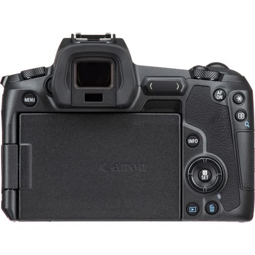 Canon EOS R5 Mirrorless Camera w/RF 24-105mm f/4 L is USM Lens + EF 75-300mm f/4-5.6 III Lens + 2X 64GB Memory + Hood + Case + Filters + Tripod + More (35pc Bundle)