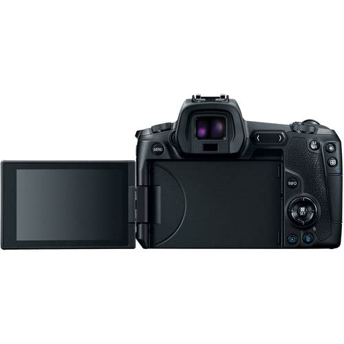 Canon EOS R5 Mirrorless Camera w/RF 24-105mm f/4 L is USM Lens + EF 75-300mm f/4-5.6 III Lens + 2X 64GB Memory + Hood + Case + Filters + Tripod + More (35pc Bundle)